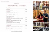 MARKTPLATZBAR Pre Dinner Cocktails - A-ROSA Resorts · Prosecco Prosecco Spumante 0,1 l 5,50 Live Brune S 0,75 l 29,00 Prosecco Spumante rosé (8) 0,1 l 6,50 0,75 l 35,00 BARKARTE