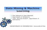 Data Mining & Machine Learning - unipi.itdidawiki.di.unipi.it/lib/exe/fetch.php/dm/2.dm_ml_introduction.pdf · Data Mining & Machine Learning ... Introduzione e Concetti Basici "