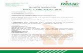 RIMAC CLOROTALONIL 50 SC - rimacsa.co.crrimacsa.co.cr/wp-content/uploads/2015/05/RIMAC-CLOROTALONIL-50-SC... · RIMAC CLOROTALONIL 50 SC FITOSANITARY ACTION: Fungicide ACTIVE INGREDIENT: