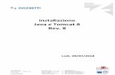 Installazione Java e Tomcat 8 Rev. 8 - corso. Zucchetti: unit :\Zucchetti\TomcatA relativamente