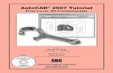 AutoCAD 2007 Tutorial - sdcpublications.com · the different ways of creating lines and circles in AutoCAD® 2007 are examined. Starting Up AutoCAD® 2007 1. Select the AutoCAD 2007