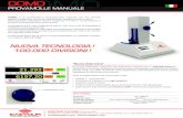 PROVAMOLLE MANUALE DOMO - easydur.com · La nuova elettronica, ... 230/115 V 10 µm (riga incrementale) - 0,1 µm (riga assoluta) 10 - 500 N Regolazione fine NUOVA TECNOLOGIA ! 100.000