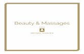 Beauty & Massages - aaritz.com · Per una carnagione visibilmente più fresca e un aspetto vitale. ... 3TRATTAMENTI VISO / GESICHTSBEHANDLUNGEN / FACIAL TREATMENTS TRATTAMENTO VISO