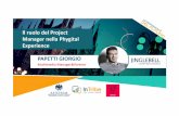 Il ruolo del Project Manager nella Phygital Experience ... · dipende solo dallo scenario scolastico Italiano Un requisito fondamentale per colmare il gap è ... Digital Storyteller:tra