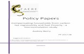 Policy Papers - FAEREfaere.fr/pub/PolicyPapers/Berry_FAERE_PP2017_08.pdf · Policy Papers Compensating households from carbon tax regressivity and fuel Poverty : a microsimulation