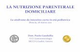 LA NUTRIZIONE PARENTERALE DOMICILIARE - … regolamentazioni NAD in Italia Assenza di regolamentazione Delibere regionali Leggi regionali 10 % 25 % 65 % – La situazione normativa