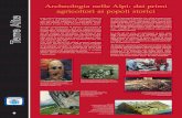 Archeologia nelle Alpi: dai primi agricoltori ai popoli ... · Archeologia nelle Alpi: dai primi agricoltori ai popoli storici Con l’arrivo dell’agricoltura, nel Neolitico (dopo