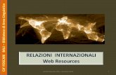 RELAZIONI INTERNAZIONALI Web Resources - Unive · Loretta Manzato, BALI - dicembre 2013 RELAZIONI INTERNAZIONALI ALI Web Resources – a 1