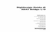 Digidesign Guida di ADAT Bridge I/Oakarchive.digidesign.com/support/docs/it/ADAT_Bridge_IO_IT.pdf · World Wide Web Sito FTP Digidesign ftp.digidesign.com Digidesign Guida di ADAT