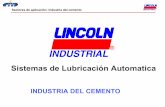 Industria del cemento - rivi. Sistemas de Lubricaci³n Automatica INDUSTRIA DEL CEMENTO Sectores