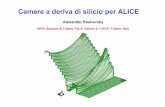 Camere a deriva di silicio per ALICE - roma1.infn.it · 1) Caratteristica Corrente-Tensione viene misurata da 0… a -80 V; Corrente di buio < 5 µA @ U = -30 V 2) Caratteristica