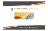 Course Syllabus - Edgenuity Inc. · Course Syllabus. eDynamic earning ll ights eserved 2 Fashion and Interior Design Course Description Do you have a flair for fashion? Are you constantly