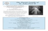 Spiritual Offerings, April 30 - May 6, 2017 - johnpaul2parish · THIS WEEK Saturday – Sunday , April 29-30, 2017: Mother’s Day Envelopes Monday, May 1, 2017: Family of Nazareth