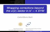 Wrapping corrections beyond the sl(2) sector in N=4 SYM · Introduction and motivations Freyhult–Rej–Zieme operators Y–system for the leading wrapping corrections 3–gluon