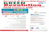 Percorsi di Bioarchitettura GREEN Revolution · CFP riconosciuti Segreteria organizzativa DAEA_Dipartimento Ambiente Energia AgricolturaÊ via agro priolese 31 B - 96010 Priolo Gargallo(SR)