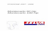 Montecarlo 90 Hp Montecarlo 100 Hp - Czech Marine SELVA/7- 90+100 MONTECARLO... · CARBURATORE N° 4 carburatori tipo Dellorto OVC 34/30 N° 4 carburatori tipo Dellorto OVC 38/34