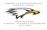 AMERICAN INTERNATIONAL SCHOOL LAGOS · TABLE OF CONTENTS AISL C ore V alues AISL M ission AISL V ision AISL E ducational P hilosophy