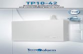 Remotely programmable and controllable alarm system · Tecnoalarm, SNTP and Mail Server Tecnoalarm • 8 programs ... RX300/433868 RTX200/433868 42 2+2 1 42 RTX500 BWL RTX500S BWL