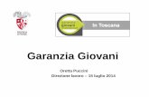 Garanzia Giovani - Consulenti del Lavoro di Firenze · Direzione Lavoro - 15 luglio 2014 Attuazione della Garanzia a livello regionale Misure • SCHEDA 1-A. Accoglienza e informazioni