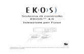 Sistema di controllo EKOS™ 4.0 Istruzioni per l'uso Control Unit 4.0... · Completamento della terapia con ultrasuoni ..... 35 Utilizzo di un'asta di infusione o del carrello EKOS™