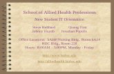 School of Allied Health Professions · School of Allied Health Professions New Student IT Orientation Steve Hubbard Quang Tran Johnny Huynh Jonathan Populis ... BitTorrent, Pirate