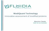 ModiQuant Technology - deloitte.com · Massimo Papale, Biologist,PhD CEO & Co-Founder Elena Ranieri, Biologist, PhD Co-Founder R. Quitadamo F. Pesce, Nephrologist – Bioinformatics