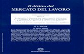  · Il diritto del MERCATO DEL LAVORO rivista quadrimestrale diretta da E. BALLETTI, F. BASENGHI, A. BELLAVISTA, A. DE FELICE, L. GALANTINO, A. GARILLI, P. LAMBERTUCCI, S ...