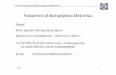 Fondamenti di Bioingegneria Elettronica - Progetto Atena · Corso di Fondamenti di Bioingegneria Elettronica Fondamenti di Bioingegneria Elettronica. File 1 6 Obiettivi del corso
