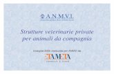 Strutture veterinarie private per animali da compagnia · VETERINARI FISE E UNIRE ZOOTECNIA BIOLOGICA ECC... ANMVI Palazzo Trecchi - Via trecchi 20 - 26100 Cremona - Tel. 0372/403537-41