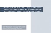 MICHELANGELO – Piattaforma autorizzativa per la gestione ... - Manuale di Utilizzo per i... · Sistema Informativo MICHELANGELO 03/04/2015– Piattaforma autorizzativa per la gestione