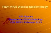 Epidemiology of Plant Virus Diseases - Hill . 13 Pl Path...  Epidemiology of Plant Virus Diseases