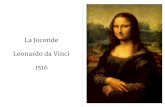 La Joconde Leonardo da Vinci 1516 - hellomaman.fr · La jeune fille à la perle Johannes Vermeer 1665. La naissance de Vénus Sandro Botticelli 1665. Le radeau de la méduse Théodore