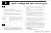 Biologie voor jou Havo 4 Thema 1 Inleiding in de Biologie ...joepvk.com/bio/pdf/Uitwerkingen Biologie voor jou Havo 4 Thema 1... · ontwikkeling en voortplanting. ... De invloed van
