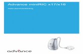 Advance miniRIC x17/x16 - specsavers.nl · 3 Meer informatie 24 ... De tinnitus-functie genereert een zacht geluid dat u afleidt van uw tinnitus. 10 ... maanden. Vervang ze ...