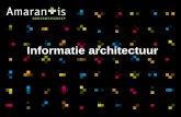Informatie architectuur - sambo-ict.nl · PDF fileInformatie architectuur Amarantis Onderwijsgroep 2 Johan Engels Beleidsmedewerker ICT - Functioneel beheer