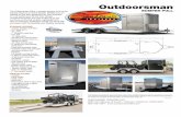 Outdoorsman - Sundowner Trailer · Outdoorsman The Outdoorsman offers a versatile solution to all of the BUMPER PULL hauling needs of an active lifestyle. Whether you are hauling
