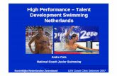 High Performance â€“ Talent Development Swimming .High Performance â€“ Talent Development Swimming