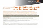 over vluchtelingen, en integratie - probiblio.nl · inburgeren, maar die het zelf niet redden, kan de gemeente een belangrijke rol spelen. Gemeenten hebben Gemeenten hebben aangegeven