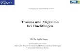 Trauma und Migration bei Flüchtlingen - ki-bielefeld.de · ___Salutogenese Wie hängen Risiko- und Schutzfaktoren zusammen? Was hilft Menschen, damit sie mit Belastungen/Stress besser