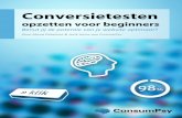 Conversietesten · Door Maud Ebbekink & Jorik Heins 2 Maak je website winstgevender met conversie-optimalisatie en conversietesten Steek jij veel tijd in de website, maar zie je dit