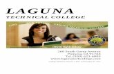 LAGUNAlagunatechcollege.com/files/2017-Laguna-Technical-College-Catalog.pdf · The mission of Laguna Technical College is to provide high quality and effective skill-specific educational