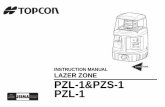 INSTRUCTION MANUAL LAZER ZONE PZL-1&PZS-1 PZL-1 · There are two PZL-1 models, standard and Bluetooth built-in . Bluetooth built-in models are designated by the letter "W" fol-lowing