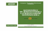NOWOŚCI W ŚWIATOWEJ - komag.eukomag.eu/images/maszynygornicze1/Nowosci_w_literaturze/2018/luty... · częstości drgań własnych wysięgnika o zadanej strukturze i własnościach
