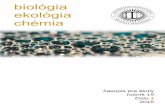 biológia ekológia chémia - bech.truni.skbech.truni.sk/prilohy/BECH_1_2015.pdf · časopis pre školy ročník 19 číslo 1 2015 ISSN 1338-1024 biológia ekológia chémia