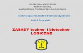 Ludwik Synoradzki - STARTlpt.ch.pw.edu.pl/wp-content/uploads/2016/06/2-Zasady-bio... · Jak najlepsze wykorzystanie surowców jest niezwykle ważnym zagadnieniem zarówno technologicznym,