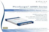 picoScope 6000 Series - picotech.com · The PicoScope 6000 Series oscilloscopes are well-suited to serial decoding, with a deep memory buffer that allows them to collect long, uninterrupted