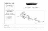 OWNER`S MANUAL ROWING MACHINE - Dyaco Spirit/16214801 UM Eng.627.pdf · ROWING MACHINE Retain for Future reference CAUTION: You must read and understand this owner’s manual before