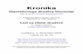 Kronika - 641.gvs.arnes.si641.gvs.arnes.si/Kronika70.pdf · Kronika vabil, prireditev, predstavitev, dogodkov (veina jih je že mimo) Branje sodobne slovenske književnosti v dunajskem