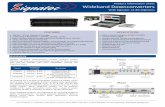 Signatec Wideband Downconverters Data Sheet · Signatec wideband downconverter product solutions feature ... (COMINT/SIGINT) ... platforms for complex wideband RF and microwave signal