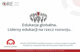 Edukacja globalna. Liderzy edukacji na rzecz EG 2016...  w edukacji wczesnoszkolnejâ€‌ (klasy 0,